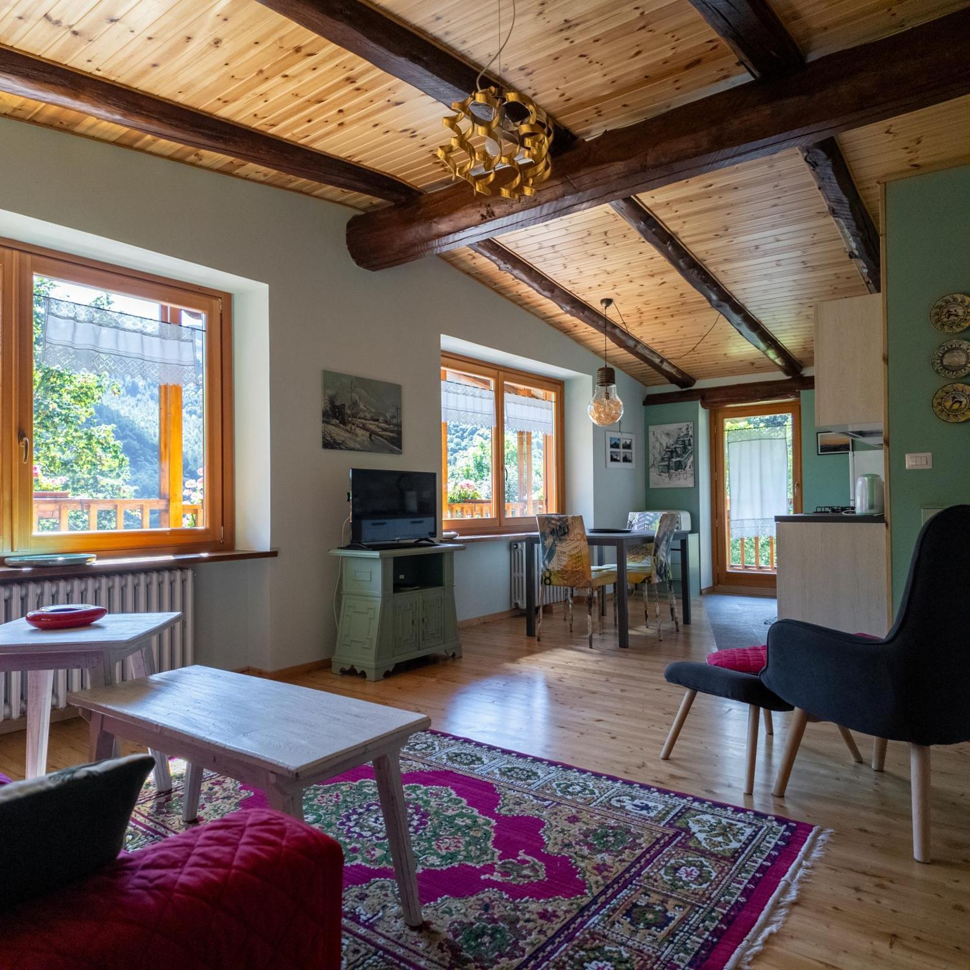 Ferienwohnung La Finestra Sul Monviso Crissolo Exterior foto